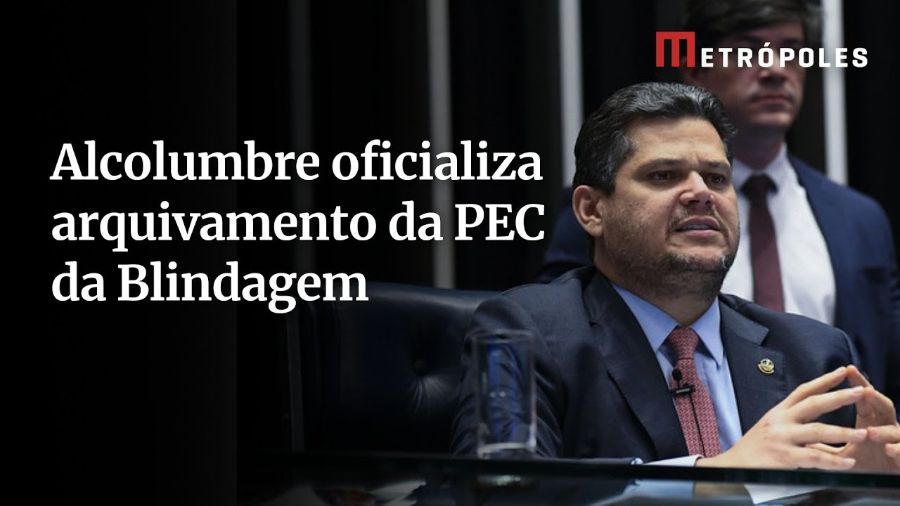 Alcolumbre oficializa arquivamento da PEC da Blindagem