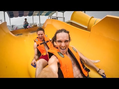 WATER PARK INJURY! - North Korea Day 2