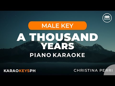 A Thousand Years – Christina Perri (Male Key – Piano Karaoke)