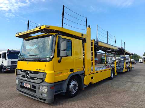 Mercedes-Benz Actros 1841 4x2 Slaapcab Euro5 - Kässbohrer Metago + Kässbohrer SuperTrans Aanhanger - 10 cars - 570.000km Original - Belgium Truck | Vrachtwagens | Autotransporter