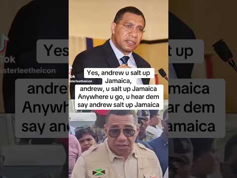 Andrew HOLNESS salt up #jamaica #andrewholness