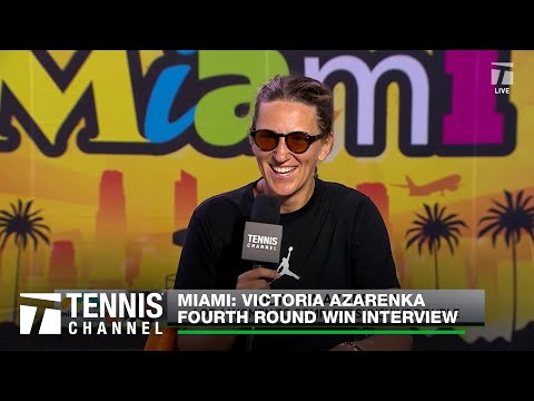 Victoria Azarenka Discusses Challenge of Completing Sunshine Double | Miami 4R