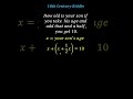 Solving Age Riddles with Equations