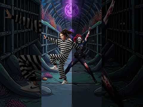 Cuộc đụng độ! của Cảnh sát Zombie và Cô Gái Zombie #funny #comedy #shorts