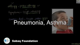 Pneumonia, Asthma