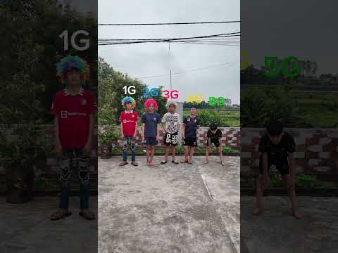 Khi tốc độ mạng 5G, 4G, 3G, 2G, 1G || Internet 5G, 4G, 3G, 2G, 1G #shorts