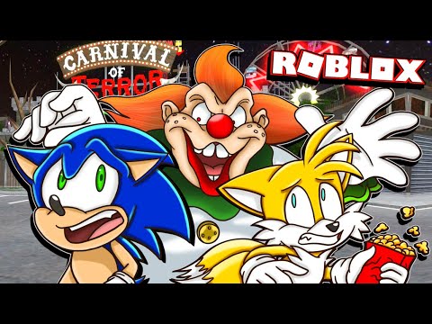 🤡 Sonic & Tails VS Carnival of TERROR!!  (ROBLOX)