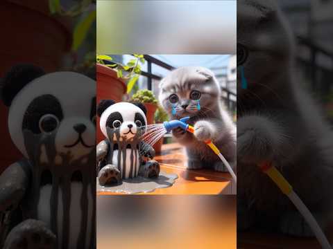 It stole my plush panda! 😭 Real pandas‼️🐼