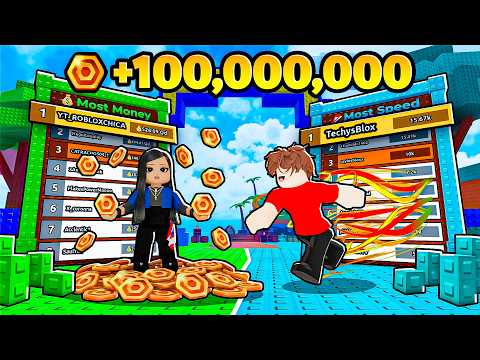 I Duel the RICHEST YOUTUBER for 1,000,000 TOKENS in Escape Tsunami ft. Techy