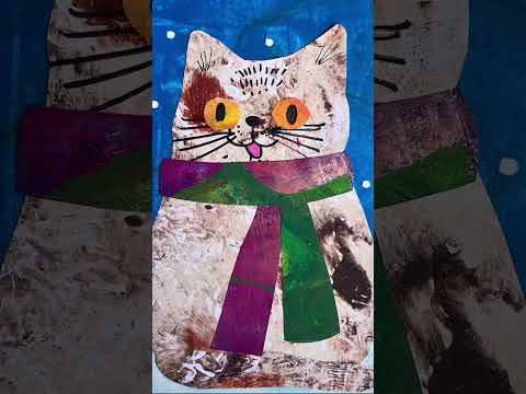 NEW COLLAGE PROJECT! Full tutorial video on our channel 🩷❤️😻🐶 #shorts #animalshorts #animalart