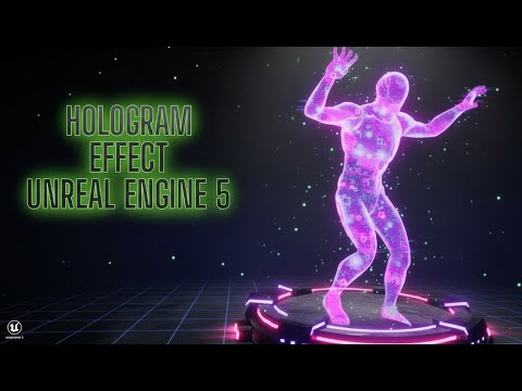 Advanced Hologram Material Effect in Unreal Engine 5