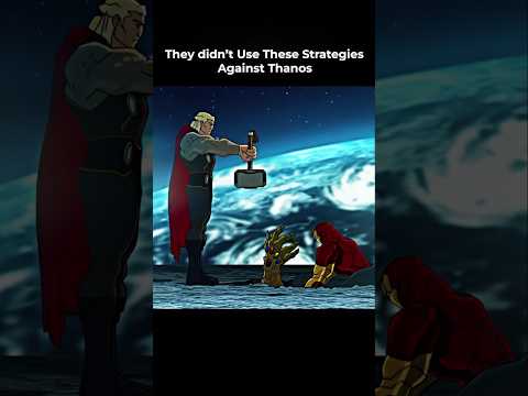 Why Avengers didn't Used Best Strategies Against Thanos #shorts #marvel #ytshorts #mcu