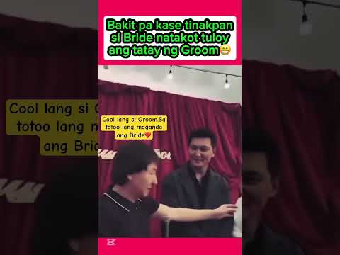 KINABAHAN ANG TATAY NI GROOM #wedding