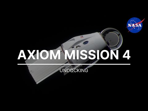 Axiom Mission 4 Undocking