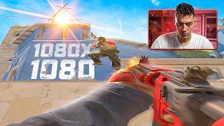 Testei a nova resolução manipulada 1080x1080 no CS 2 (jogo leve, ultra-esticado e fluído)