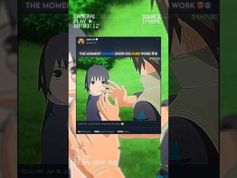 Sasuke Fireball Jutsu 🤯🔥