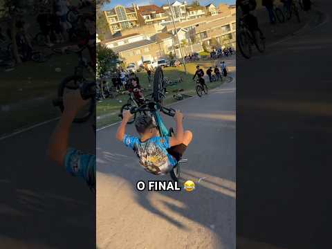 O final 😂 o kevão quase não freio  🔥🥷😂 #humor #grau #244 #shorts #reels #bike #bikelife