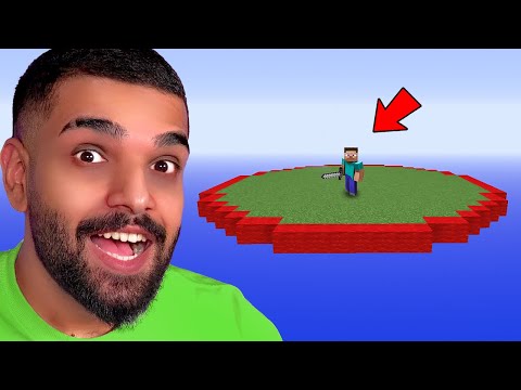 اسرع شخص يخرج من الدائرة في ماين كرافت ! 😨😱
