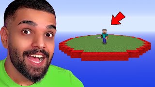 اسرع شخص يخرج من الدائرة في ماين كرافت ! 😨😱
