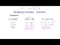 Operations with Complex Numbers