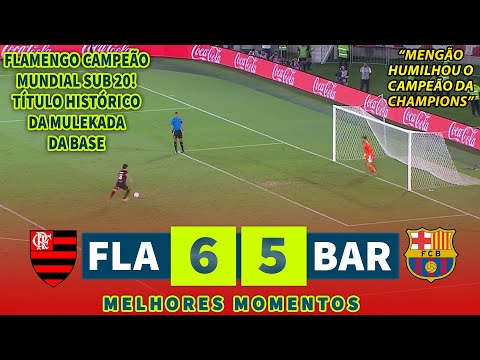 FLAMENGO É CAMPEÃO MUNDIAL SUB 2O NA EMOÇÃO DA DISPUTA DOS PENALTIS APÓS BUSCAR PLACAR HISTÓRICO
