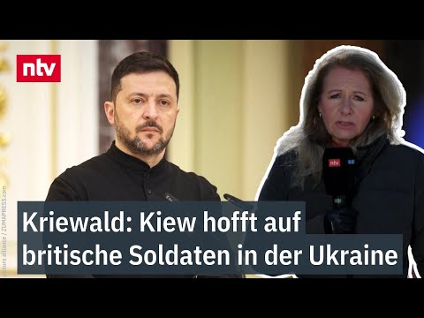 Kriewald: Kiew hofft auf britische Soldaten in der Ukraine - Erwartungen an Treffen in Brüssel
