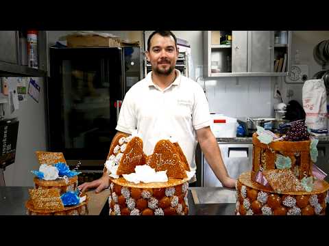 Solo Pastry Chef Spends 5 Hours Making This Epic Wedding Choux Pastry ... Alone!