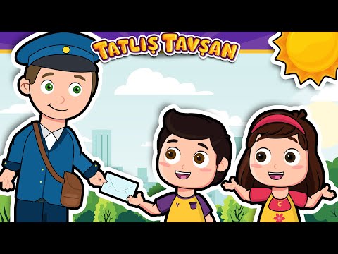 Bak Postacı Geliyor Selam Veriyor · Eğlenceli Çocuk Şarkısı · Tekerleme · Çizgi Film · Tatlış Tavşan
