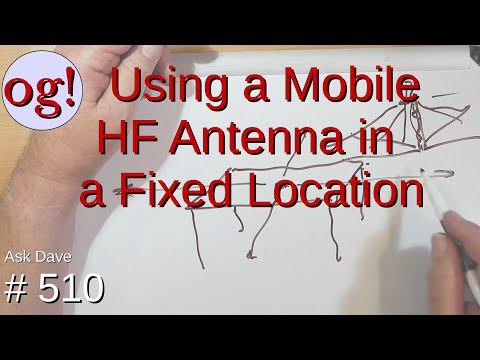 Using a Mobile HF Antenna in a Fixed Location (#510)