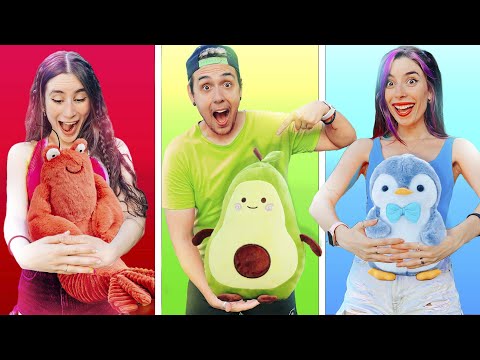 24 HORAS COMPRANDO TODO DE UN SOLO COLOR CON EL TEAM | Me Llamo Dani