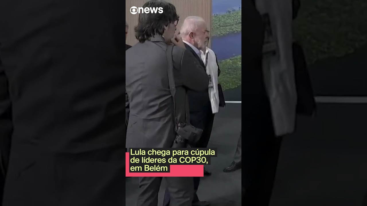 Lula chega para cúpula de líderes da COP30 em Belém TV Online Lula chega para cúpula de líderes da COP30 em Belém