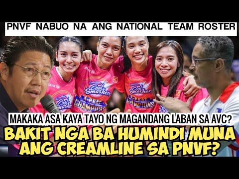 NO CREAMLINE ON NATIONAL TEAM?! TATZ SUZARA BINUO NA ANG ROSTER SA NATIONAL TEAM PARA SA AVC CUP!!