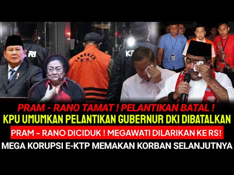 PRAM - RANO TAMAT ! PELANTIKAN BATAL Gubernur DKI BATAL ! Megawati PINGSAN Langsung Dilarikan Ke RS!