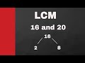 Understanding LCM through Factor Trees