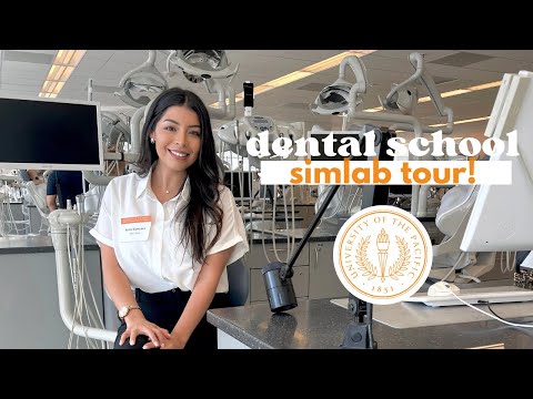 dental school simlab tour! dugoni school of dentistry, dental student, preparing for winter quarter