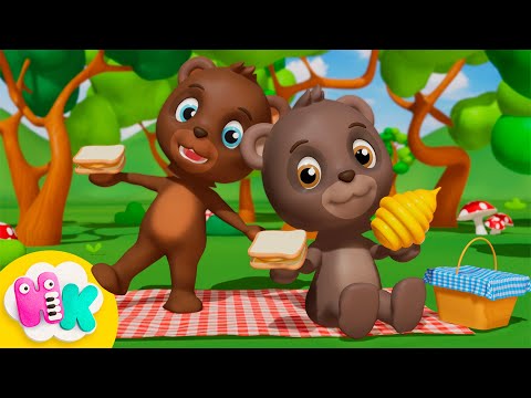 J’ai vu deux ours faire des tartines 🐻 Chansons pour Enfants | HeyKids en Français