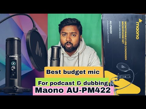 Best budget microphone unboxing and review for podcast| maono AU-PM422 | Rajneesh Shukla