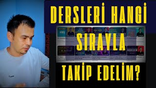 İngilizce İçin Derslerimin İdeal Sıralaması ve Katıl Üyeliği (açıklamada)