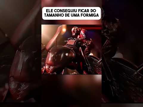 Ele conseguiu ficar do tamanho de uma formiga