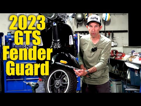 2023 Vespa GTS HPE Original Front Fender Guard