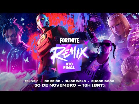 EVENTO DO FORTNITE SEM COMENTÁRIOS - SHOW JUICE WRLD, EMINEM, SNOOP DOGG e ICE SPICE