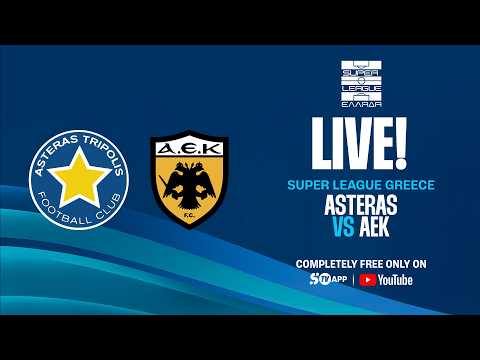 LIVE | Asteras vs AEK | Greek Superleague | SportyTV
