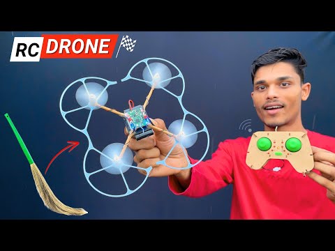 झाड़ू से Amazing Drone बनाएं 💯 || How To Make Drone At Home using broom stick