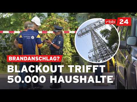 Anschlag auf Stromnetz – Ganze Stadtteile in Berlin ohne Strom | rbb24 Spezial