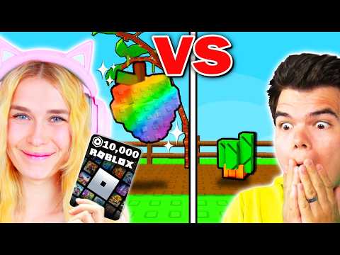 10,000 ROBUX Boyfriend VS Girlfriend In Grow A Garden! (Roblox)
