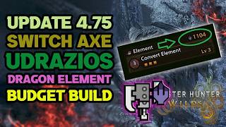TU 4.75 Dragon Elemental Switch Axe Build - Convert Element AT Arkveld Armor - MH Math #121