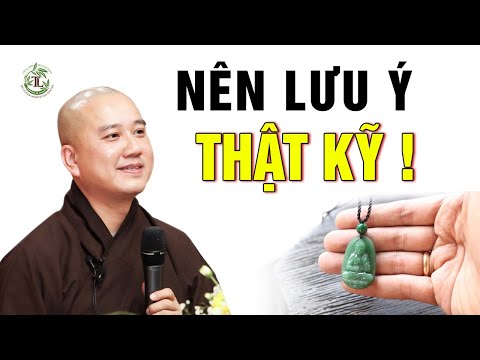 Những Lưu Ý khi đeo trang sức hình Phật trên người - Vấn Đáp Phật Pháp Thầy Pháp Hòa