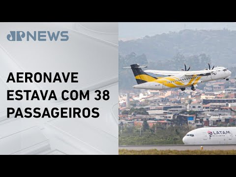 Avião da Voepass faz pouso de emergência em Minas Gerais por problemas técnicos