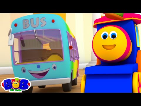 Bob O Trem Rodas do ônibus + 3D Rimas Portuguesas para Crianças