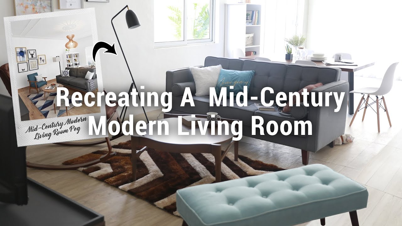 Recreating a Mid-Century Modern Living Room